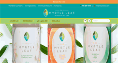 Desktop Screenshot of myrtleleaf.com